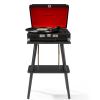 Crosley Cruiser Bluetooth Portable Turntable – Black + Crosley Entertainment Stand Bundle Crosley Cruiser Bluetooth Portable Turntable – Black + Crosley Entertainment Stand Bundle