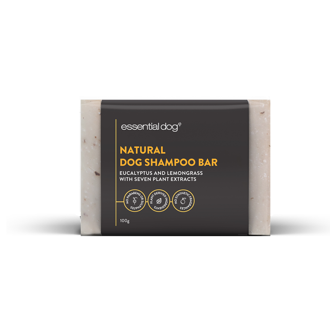 Essential Dog Shampoo Bar (Eucalyptus, Neem & Lemongrass)