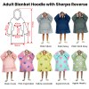 Blanket Hoodie with Sherpa Reverse Yellow Avocado