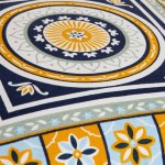 J Elliot Home Kasbah Luxury Filled Cushion 50 x 50cm Blue J Elliot Home Kasbah Luxury Filled Cushion 50 x 50cm Blue