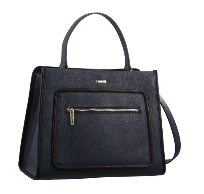 Morrissey Ladies Italian Structured Leather Tote Bag Handbag Womens – Navy Morrissey Ladies Italian Structured Leather Tote Bag Handbag Womens – Navy