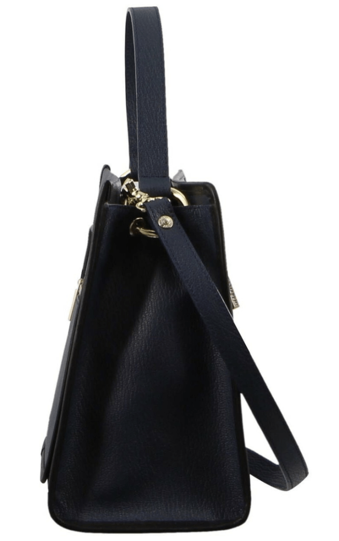 Morrissey Ladies Italian Structured Leather Tote Bag Handbag Womens – Navy Morrissey Ladies Italian Structured Leather Tote Bag Handbag Womens – Navy