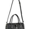 Morrissey Italian Womens Structured Leather Handbag Ladies Bag – Black