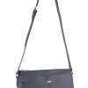 Morrissey Italian Structured Leather Cross Body Handbag Tote Bag – Navy