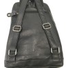 Milleni Genuine Italian Leather Soft Nappa Leather Backpack Travel Bag – Black