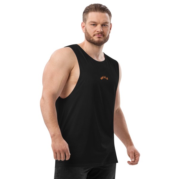 Men’s WILD drop arm tank top
