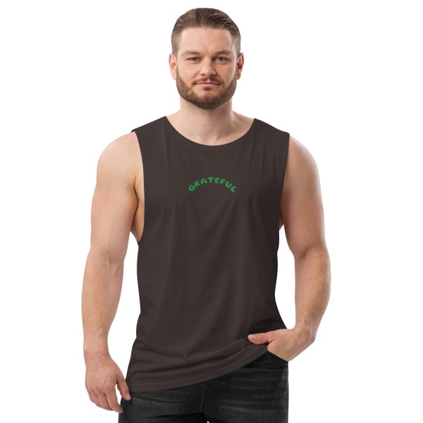 Men’s GRATEFUL drop arm tank top