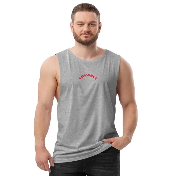 Men’s LOVABLE drop arm tank top