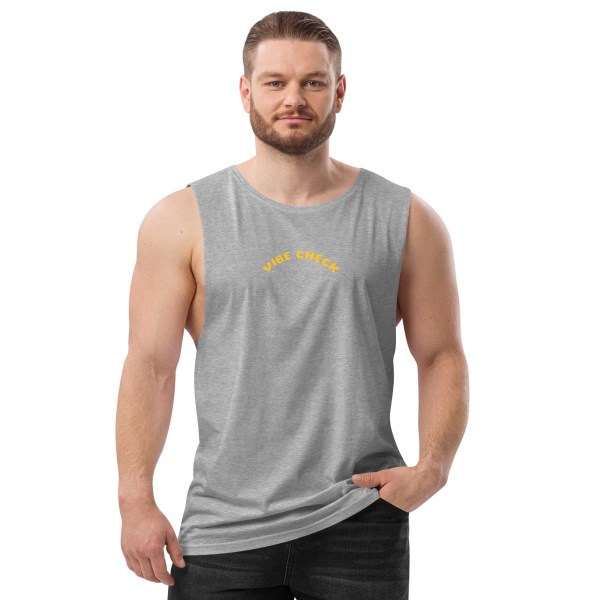 Men’s VIBE CHECK drop arm tank top Men’s VIBE CHECK drop arm tank top
