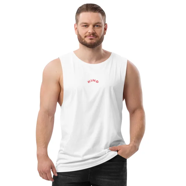 Men’s KIND drop arm tank top