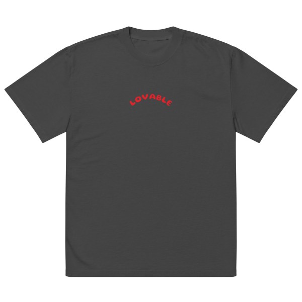 Oversized LOVABLE faded t-shirt