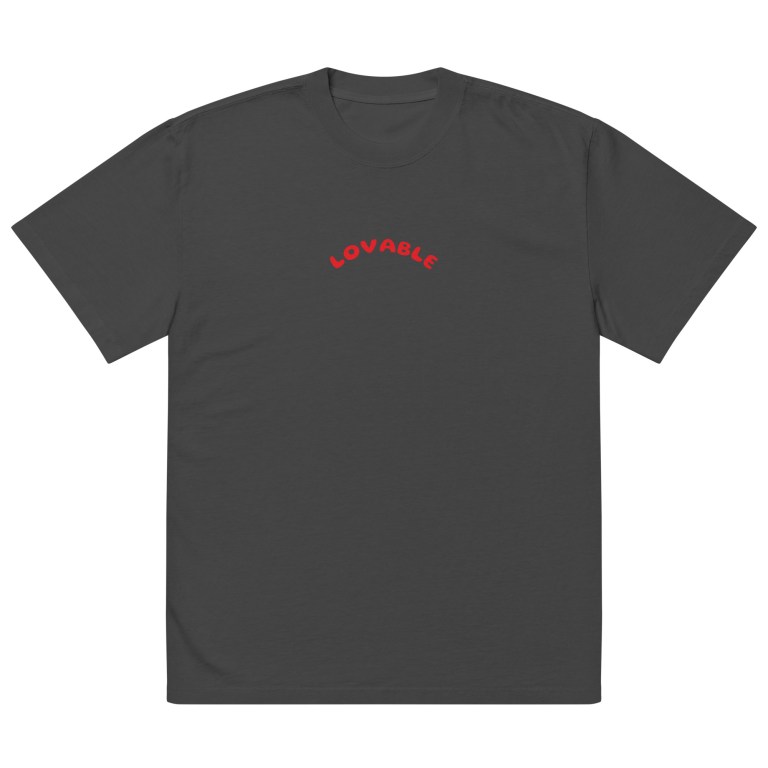 Oversized LOVABLE faded t-shirt