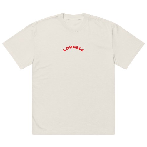 Oversized LOVABLE faded t-shirt Oversized LOVABLE faded t-shirt