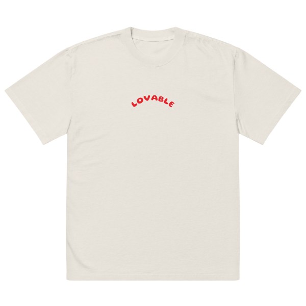 Oversized LOVABLE faded t-shirt