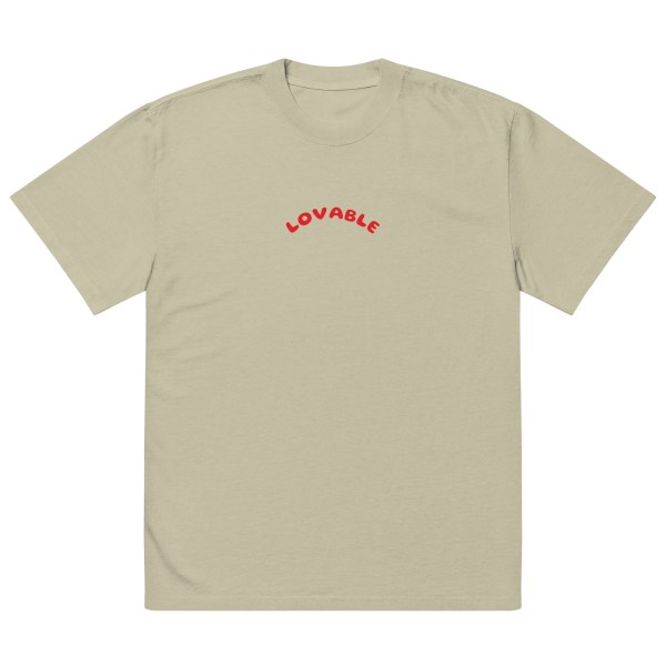 Oversized LOVABLE faded t-shirt