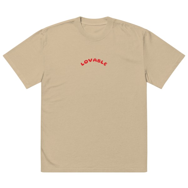 Oversized LOVABLE faded t-shirt