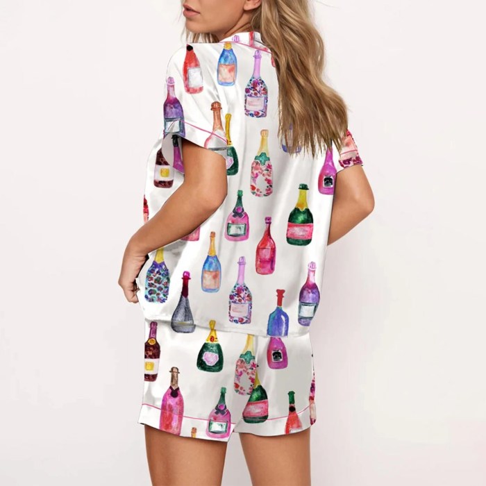 Women’s 2 Piece Champagne Pyjamas Set Women’s 2 Piece Champagne Pyjamas Set