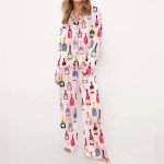 Women’s Loungewear Champagne Long Sleeve 2 Piece Set Women’s Loungewear Champagne Long Sleeve 2 Piece Set