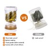 Olive & Pickle Strainer Jar | Hourglass Airtight Storage Container