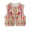 Women’s Floral Embroidered Boho Waistcoat