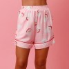 Women’s Santa Print Christmas Pajama Set – Long Sleeve Top & Elastic Shorts Women’s Santa Print Christmas Pajama Set – Long Sleeve Top & Elastic Shorts