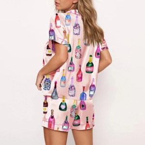 Women’s 2 Piece Champagne Pyjamas Set Women’s 2 Piece Champagne Pyjamas Set