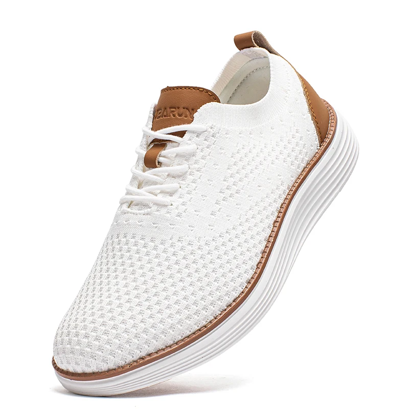 HOBIBEAR Men’s Oxfords Shoes Mesh Dress Sneakers