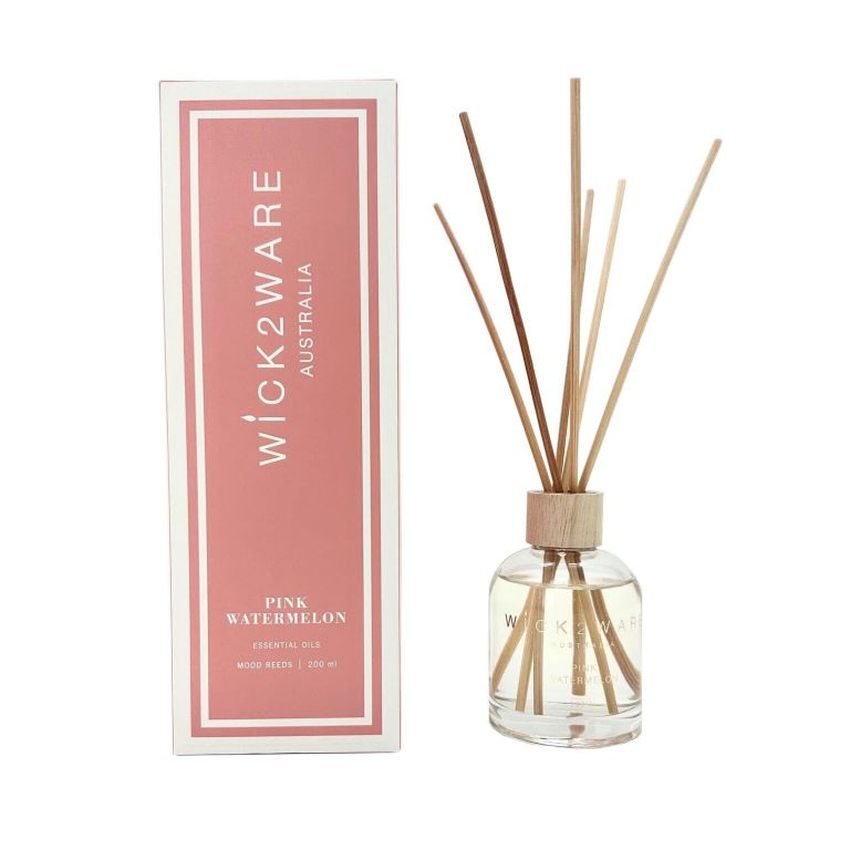 Wick2Ware Australia Pink Watermelon Fragrance Reed Diffuser 200ml/7.1 fl oz Wick2Ware Australia Pink Watermelon Fragrance Reed Diffuser 200ml/7.1 fl oz