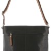 Milleni Womens Italian Leather Bag Soft Nappa Leather Cross-Body Travel – Black/Chestnut Milleni Womens Italian Leather Bag Soft Nappa Leather Cross-Body Travel – Black/Chestnut
