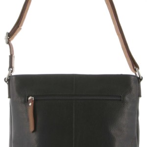 Milleni Womens Italian Leather Bag Soft Nappa Leather Cross-Body Travel – Black/Chestnut Milleni Womens Italian Leather Bag Soft Nappa Leather Cross-Body Travel – Black/Chestnut