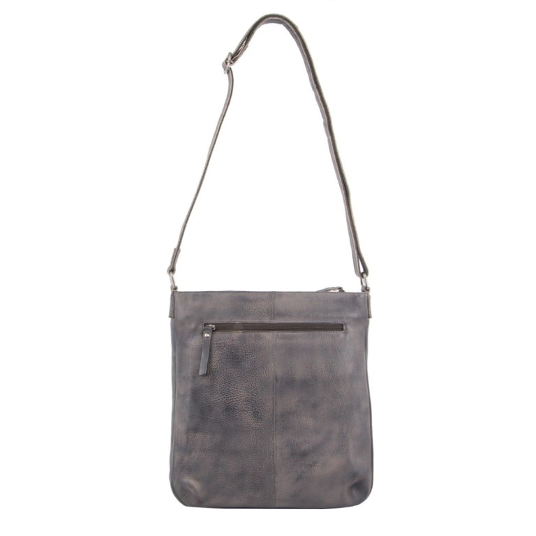 Milleni Ladies Nappa Leather Zip Closure Cross Body Bag Travel – Slate Milleni Ladies Nappa Leather Zip Closure Cross Body Bag Travel – Slate