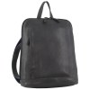 Milleni Ladies Nappa Leather Bag Twin Zip Backpack w/ Zipped Pocket Milleni Ladies Nappa Leather Bag Twin Zip Backpack w/ Zipped Pocket