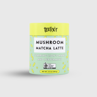 Teelixir Organic Mushroom Matcha Latte 100g Teelixir Organic Mushroom Matcha Latte 100g