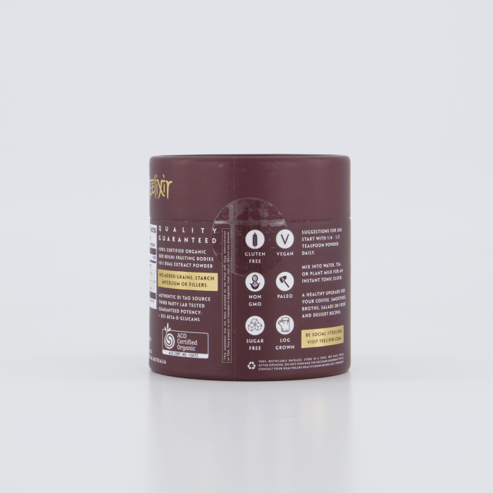 Teelixir Organic Reishi Mushroom 100g Teelixir Organic Reishi Mushroom 100g