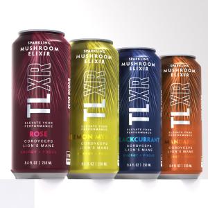 TLXR Sparkling Mushroom Elixir – Rose – Pack of 4 TLXR Sparkling Mushroom Elixir – Rose – Pack of 4