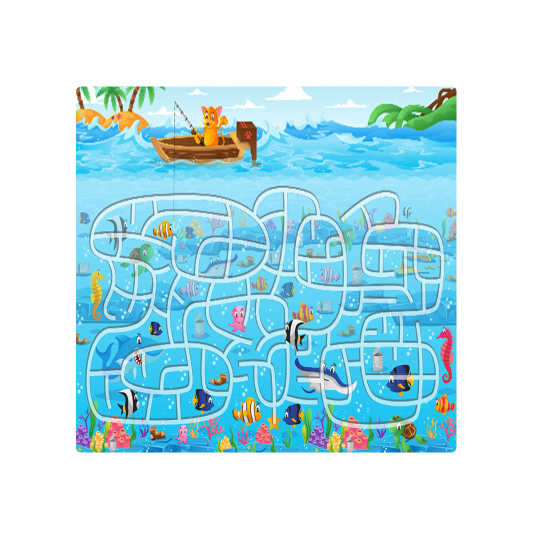 SOGA 2X 120cm Kids Rug Street Map Play Mat, Educational Baby Theme Park Area Rugs SOGA 2X 120cm Kids Rug Street Map Play Mat