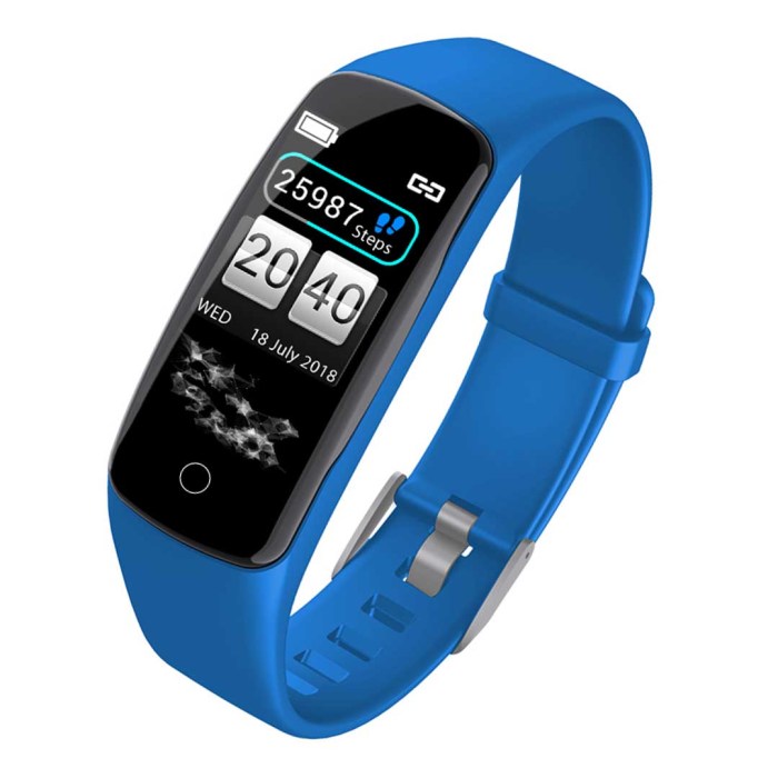 SOGA Sport Monitor Wrist Touch Fitness Tracker Smart Watch Blue SOGA Sport Monitor Wrist Touch Fitness Tracker Smart Watch Blue