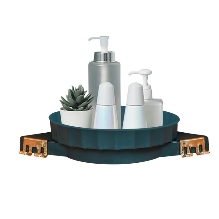 SOGA Green 360 Degree Wall-Mounted Bathroom Organiser