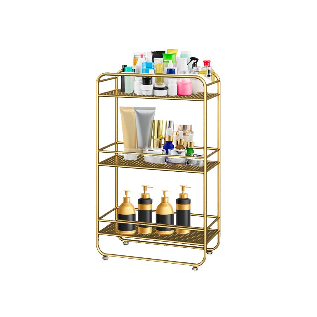 SOGA 3 Tier Rectangular Bathroom Shelf Multifunctional Storage Display Rack Organiser SOGA 3 Tier Rectangular Bathroom Shelf