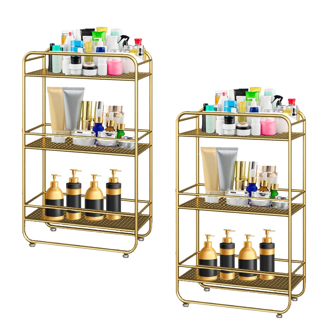 SOGA 2X 3 Tier Rectangular Bathroom Shelf Multifunctional Storage Display Rack Organiser SOGA 2X 3 Tier Rectangular Bathroom Shelf