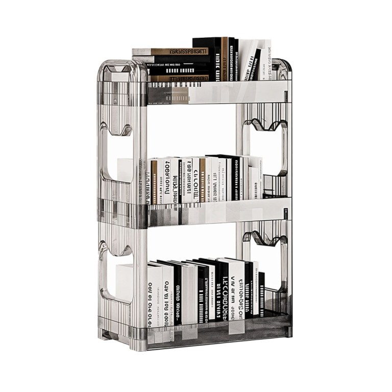 SOGA 38x24cm 3 Tier Bookshelf