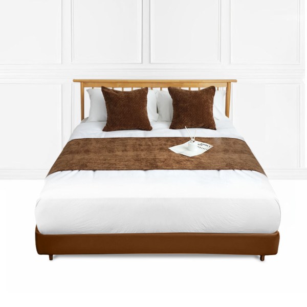 SOGA 45cm Chocolate Bed Wabi-sabi Elegant Japanese Style for Bed Set of 3 SOGA 45cm Chocolate Bed Wabi-sabi Elegant Japanese Style for Bed Set of 3