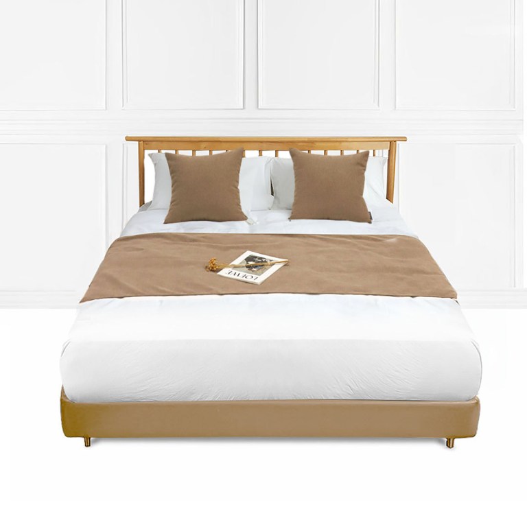 SOGA 1.5m Bed Light Brown Vintage Scarf Runner Bedding Tail Pad Flag For Home Hotel Set of 3 SOGA 1.5m Bed Light Brown Bedding Tail Pad Flag For Home Hotel Set of 3