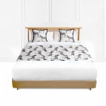 SOGA 1.8m Bed Light Luxury Zebra Vintage Bed Scarf Runner Bedding Tail Pad Flag For Home Hotel Set of 3 SOGA 1.8m Bedding Tail Pad Flag For Home Hotel Set of 3
