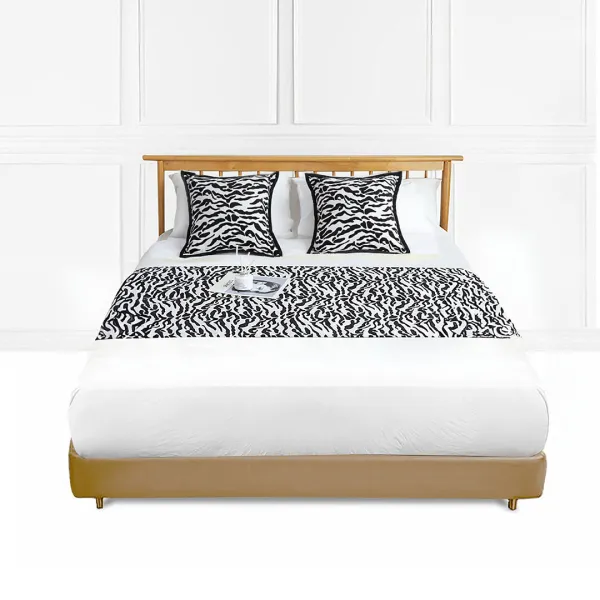 SOGA 1.5m Bed Light Bedding Tail Pad Flag For Home Hotel Set of 3