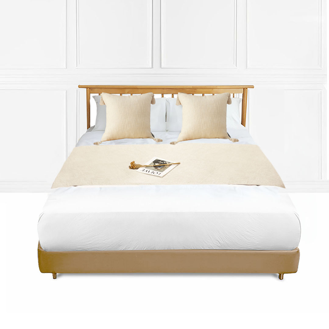 SOGA 1.5m Bedding Tail Pad Flag For Home Hotel Set of 3