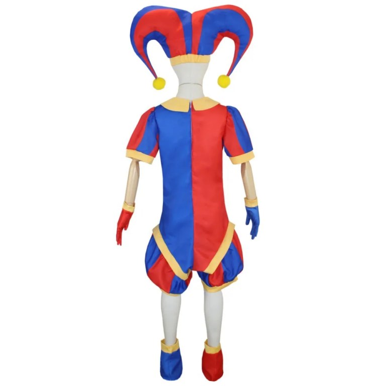 The Amazing Pomni Digital Circus Jumpsuit Halloween Costume