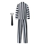 adult beetle juice beetle juice black and white costume Adult Beetle Juice Beetle Juice Black and White Costume 2
