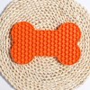 bone shape silicone licking slow food feeding pad for dogs lickmat Bone Shape Silicone Licking Slow Food Feeding Pad for Dogs - Lickmat 6
