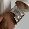 DIAZI LUXETIC Irregular Geometric Metal Cuff Bangles